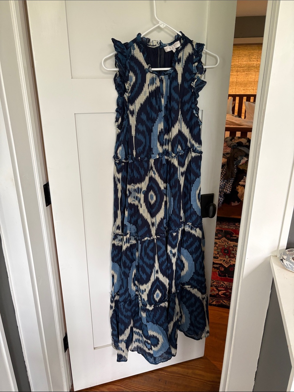 Caroline Constas maxi dress ikat print